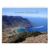 Sceneries van Griekenland Kalender (Hoes)