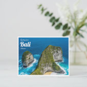 Scenery Briefkaart - Nusa Penida Bali Indonesia (Staand voorkant)