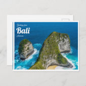 Scenery Briefkaart - Nusa Penida Bali Indonesia (Voorkant / Achterkant)