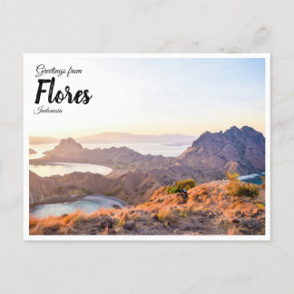 Scenery briefkaart - Padar Island, Flores, Indones