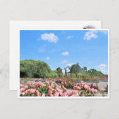 Scenery of Rose Garden Briefkaart (Voorkant / Achterkant)