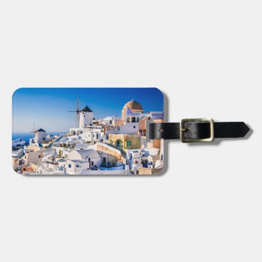 Scenery Oia Bagagelabel (Voorkant horizontaal)