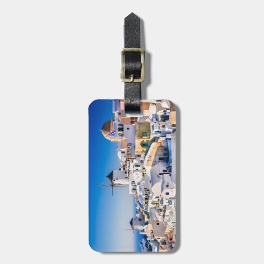 Scenery Oia Bagagelabel (Voorkant verticaal)