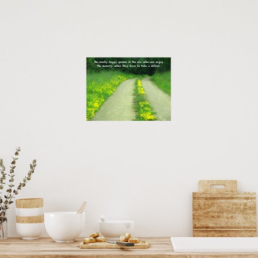 Scenery on a Detour Poster (Keuken)