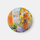 Scenery van het steegje magneet (Voorkant)