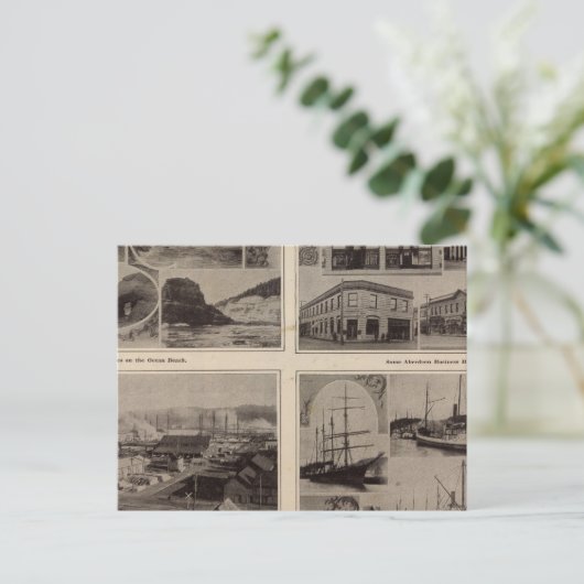 Scenes Aberdeen, was Briefkaart (Staand voorkant)