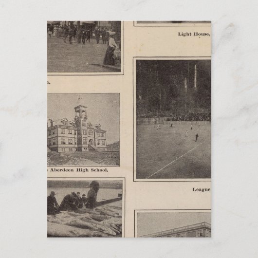 Scenes Aberdeen, Washington Briefkaart (Voorkant)
