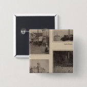 Scenes Aberdeen, Washington Vierkante Button 5,1 Cm (Voorkant /achterkant)