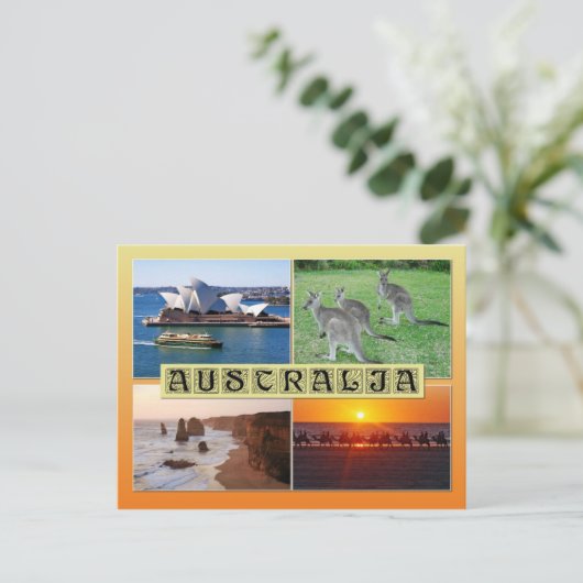 Scenes from Australia Briefkaart (Staand voorkant)