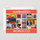 scènes marrakesh marocco briefkaart (Voorkant / Achterkant)