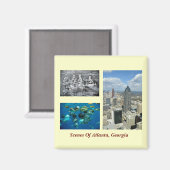 Scenes of Atlanta, Georgia Magneet (Voorkant / Achterkant)