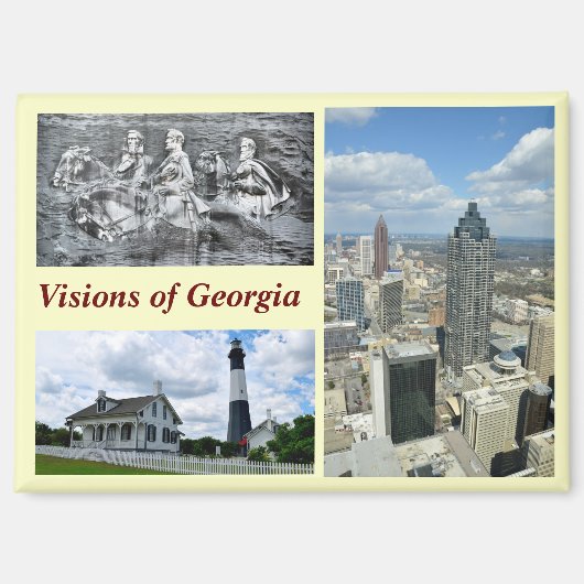 Scenes of Atlanta, Georgia Magneet (Voorkant)