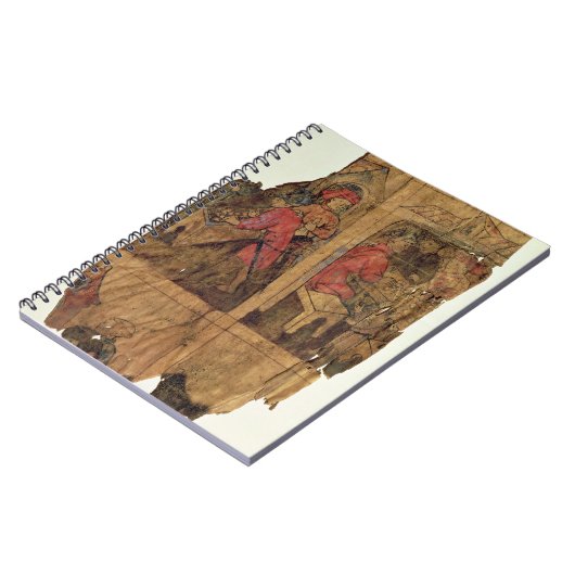 Scènes of banking operations, pagina van een handl notitieboek (Linkerzijde)