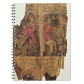 Scènes of banking operations, pagina van een handl notitieboek (Voorkant)