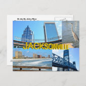 Scenes of Jacksonville, Florida Briefkaart (Voorkant / Achterkant)
