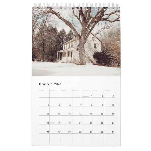 Scenes of Pennsylvania Calendar Kalender (Jan 2026)