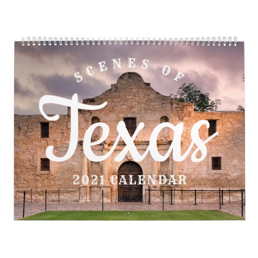 Scenes of Texas 2021 Kalender (Hoes)