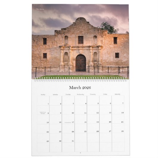 Scenes of Texas 2021 Kalender (Mar 2026)