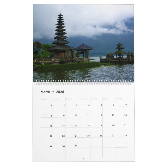 Scènes uit Bali Kalender (Mar 2026)
