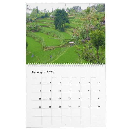 Scènes uit Bali Kalender (Feb 2026)