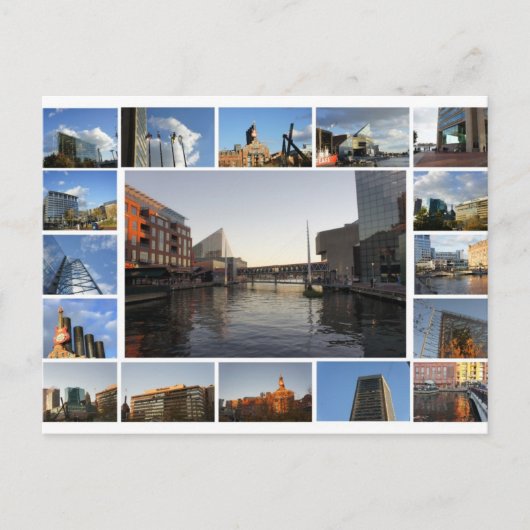 Scènes uit Baltimore Briefkaart (Voorkant)