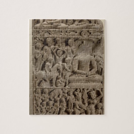 Scenes uit Boeddha's leven, Sarnath, Uttar Pradesh Legpuzzel (Verticaal)
