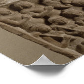 Scenes uit Boeddha's leven, Sarnath, Uttar Pradesh Poster (Hoek)