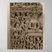 Scenes uit Boeddha's leven, Sarnath, Uttar Pradesh Poster (Voorkant)