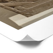 Scenes uit Boeddha's leven, Sarnath, Uttar Pradesh Poster (Hoek)