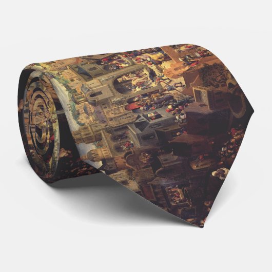 Scènes uit de kruisiging van Christus Stropdas (Opgerold)