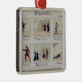 Scènes uit de opera "Rigoletto" Metalen Ornament (Rechts)