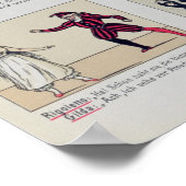 Scènes uit de opera "Rigoletto" Poster (Hoek)