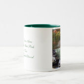 Scènes uit de Oude grot van het Man, Hocking Hills Tweekleurige Koffiemok (Center)