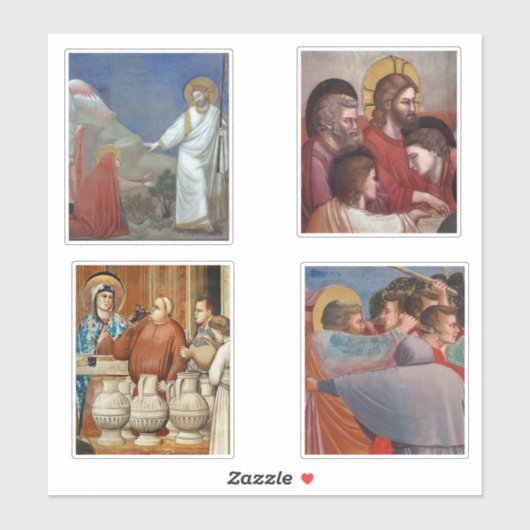 scènes uit het leven van de Christus setsticker Sticker (Vel)