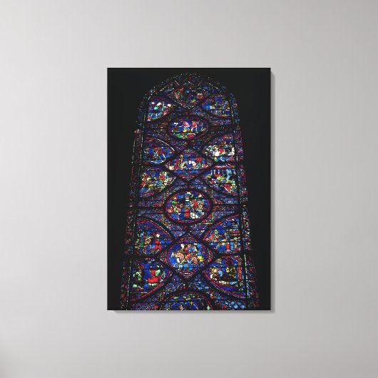 Scènes uit het leven van de Karel de Grote (747-81 Canvas Afdruk (Voorkant)