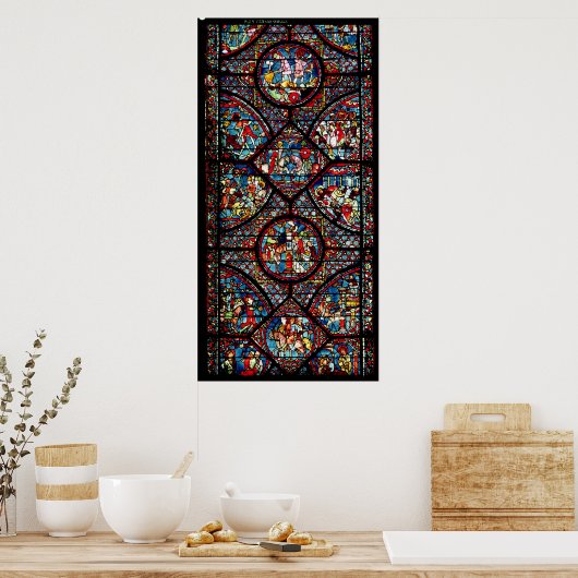 Scènes uit het leven van de Karel de Grote Poster (Keuken)