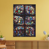 Scenes uit het leven van Sint John de Baptist Canvas Afdruk (Insitu (Woonkamer))