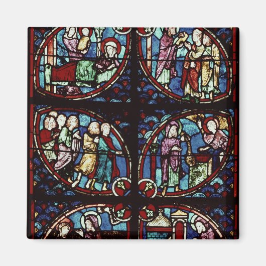 Scenes uit het leven van Sint John de Baptist Magneet (Voorkant)