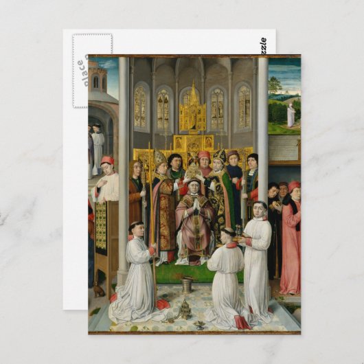 Scenes uit Life of Saint Augustine Briefkaart (Voorkant / Achterkant)