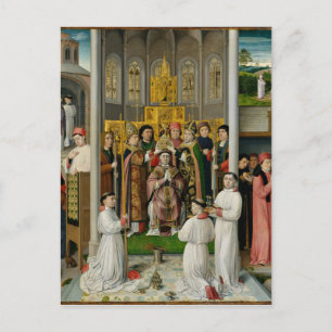 Scenes uit Life of Saint Augustine Briefkaart