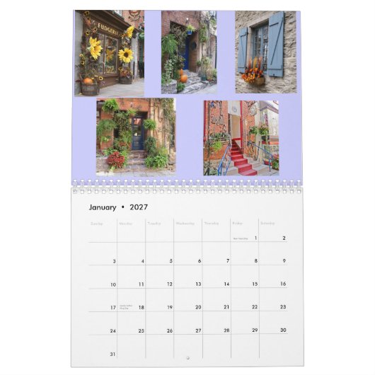 Scènes uit Quebec City Kalender (Jan 2027)