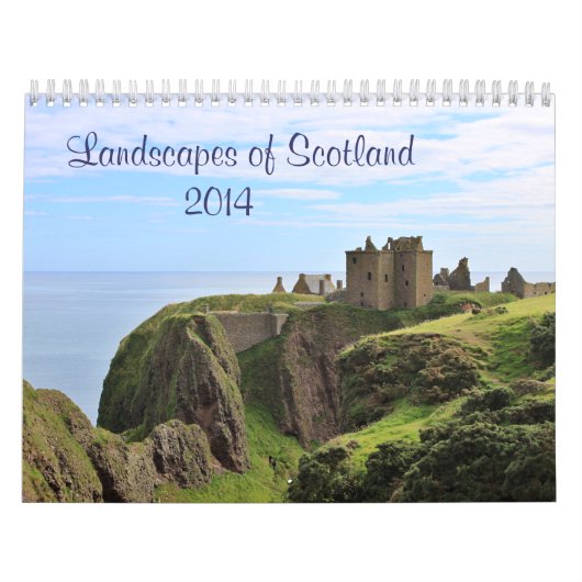 Scènes uit Schotland: Land, Loch en Zee 2014 Kalender (Hoes)