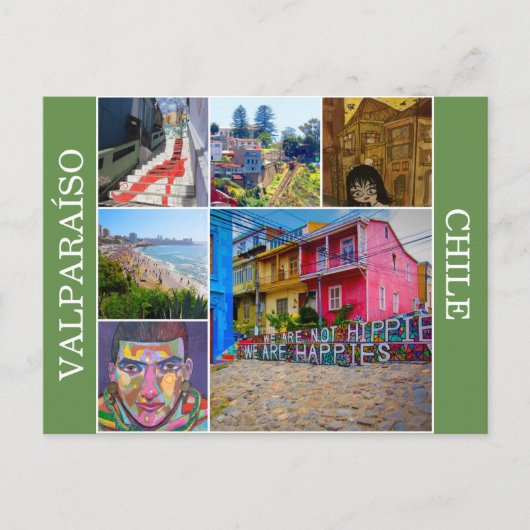 scènes valparaíso briefkaart (Voorkant)