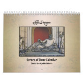 Scènes van de agenda van Rome Kalender (Hoes)