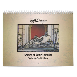 Scènes van de agenda van Rome Kalender