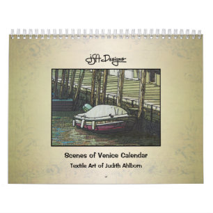 Scènes van de agenda van Venetië Kalender