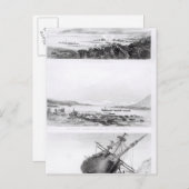 Scènes van de "Beagle" die worden gerepareerd Briefkaart (Voorkant / Achterkant)