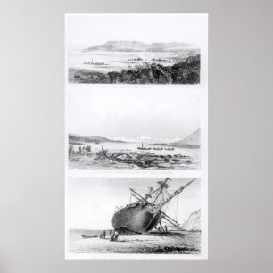 Scènes van de "Beagle" die worden gerepareerd Poster