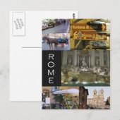 Scènes van de Briefkaarten van Rome (Voorkant / Achterkant)
