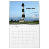 Scènes van de buitenbanken kalender (Mar 2026)